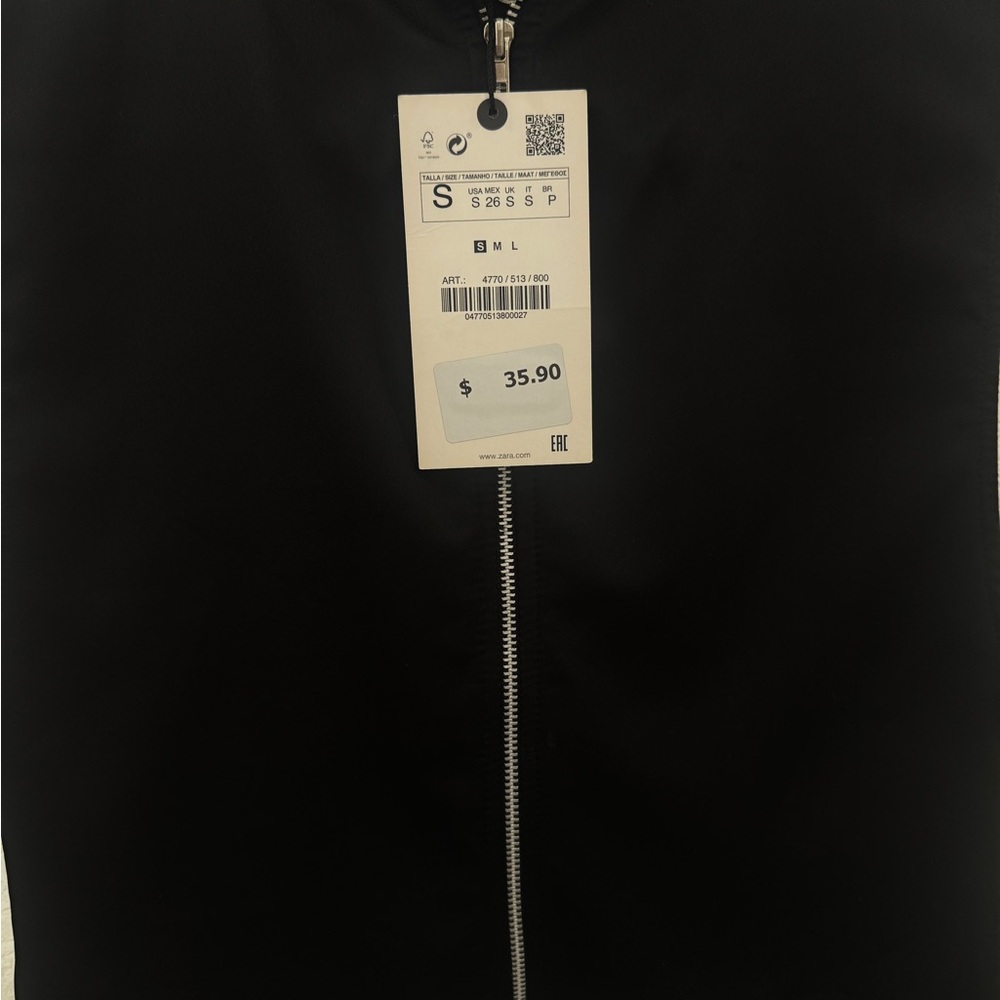 Zara Black High-Neck Silk Corset Top - Picture 5 of 7
